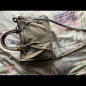 Rebecca Minkoff grey bag.